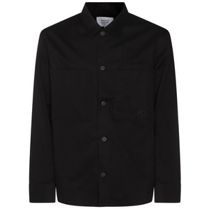 메종키츠네 로고 프린트 셔츠 재킷, 블랙계열, Standard L(KR 105)