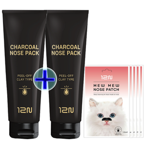 대용량 투웰브나인 차콜 코팩 100g + 100g / 블랙헤드 + 피지제거 + 모공수축, 2개, 1개입