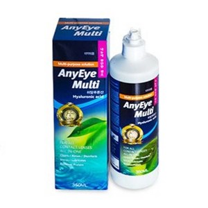 다목적 용액 애니아이멀티 350ml (국내 제약 회사 생산품) 렌즈세정액 세척액 보관액 식염수, 1개