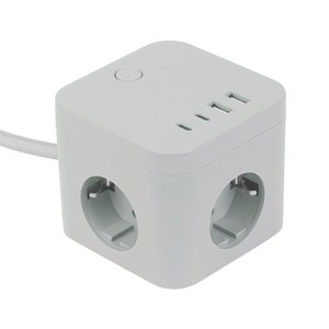 라이프썸 큐브 멀티탭 3구 4포트 USB C타입 1.8m (LFS-HA53) 10종 택1