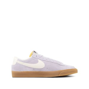 나이키 블레이저 로우 '77 "풋볼 그레이/검 라이트 브라운/팀 오렌지/페일 아이보리" 스니커즈, US 7.5(KR 245), 바이올렛/보라계열