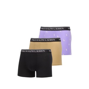 폴로랄프로렌 로고 디테일 복서 브리프 3팩 세트, 블랙계열, S