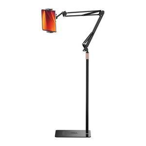 모센모 180cm 포인트 높이 조절 스마트 패드&스마트폰 스탠드형 더블 스프링 자바라 거치대