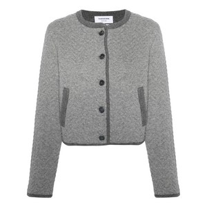 톰 브라운 헤링본 3D 니트 가디건, 그레이계열, Italy 36(KR 33)