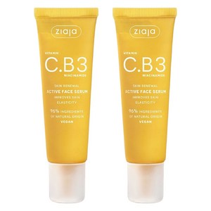 지아자 비타민 C B3 나이아신아마이드 액티브 페이스 세럼, 30ml, 2개