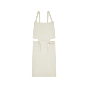 디젤 디사나 스퀘어 넥 타이 스트랩 미디 드레스, 베이지계열, Italy 40(KR 55)