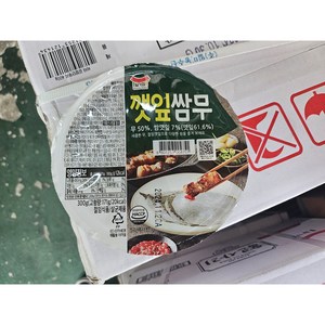 일미농수산 일가집 깻잎쌈무300g x 18팩 1박스, 18개, 300g