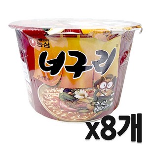 너구리 큰사발면 111g, 8개