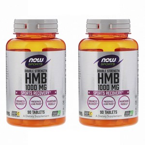 나우푸드 HMB 1000mg 스포츠 리커버리 타블렛 비건, 90정, 2개