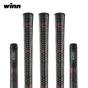 윈 WINN DRI-TAC 2.0 골프그립, 윈 Di-Tac 2.0 60R-블랙 레드, 선택완료, 윈 Di-Tac 2.0 60R-블랙 레드, 1개