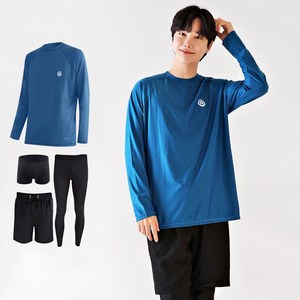 로이몬스터 풀세트 오버핏 체형커버 무지 래쉬가드 빅사이즈 ROYMONSTER