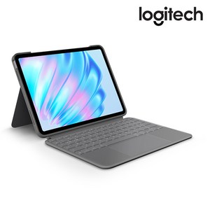 로지텍 Combo Touch 태블릿 케이스, 옥스포드 그레이, 1개