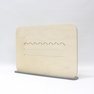 고야 스트라이프 자작 원목 책상 파티션 (600) 독서실 칸막이 데스크 가림막 가림판 사무실 간이 파티션