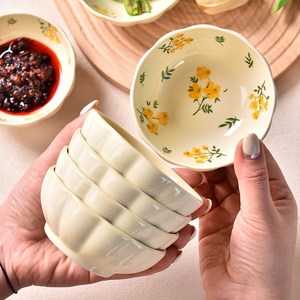 BLOWFISHFUGU 전원풍반찬그릇 반찬 그릇 조미료 그릇 디저트볼 10CM