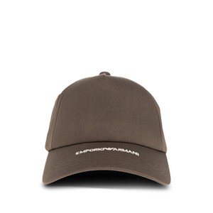 엠포리오아르마니 자수 코튼 캡 모자