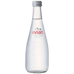 에비앙 천연 광천수, 330ml, 20개