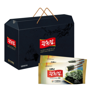 광천김 소문난 재래 도시락김 30봉 4세트, 150g