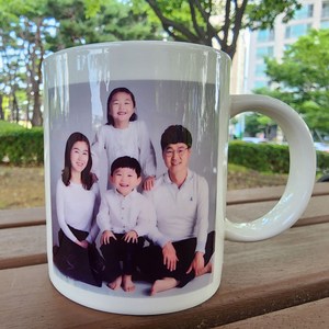 포토 머그컵 1개부터 제작 선물 생일 기업 답례품, 화이트-선물상자포함, 1개