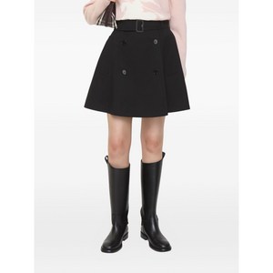 버버리 벨트 레더 스커트, 블랙계열, UK 6(KR 44-55)