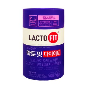 종근당건강 생유산균 락토핏 다이어트 60포, 120g, 1개