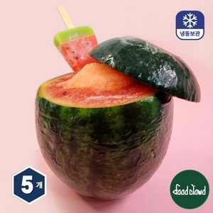 냉동 수박 아이스 샤베트 디저트 업소용, 5개, 250g