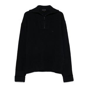 엠포리오아르마니 하프 집업 울 스웨터, 블루계열, Standard S(KR 95)