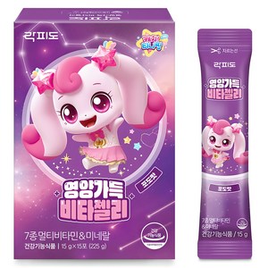 락피도 영양가득 비타젤리 15p, 225g, 1개