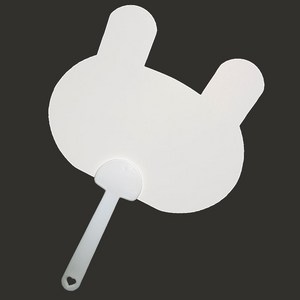 ABC문구 부채만들기 종이부채 학습용 미술재료 그리기 꾸미기, 토끼