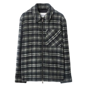 버버리 체크 울 오버셔츠, 그레이계열+화이트계열, Mid standard XS(KR 95)