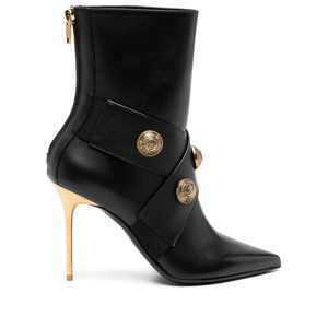 발망 가죽 포인티드 토 부츠