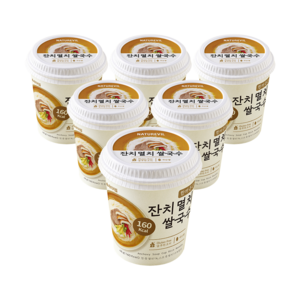 한끼든든 쌀국수 멸치맛 소컵, 288g, 6개