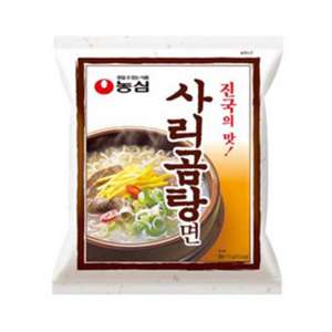 농심 사리곰탕면 110g, 1개