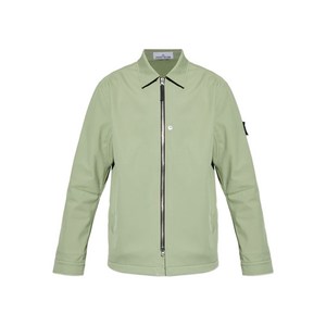 스톤 아일랜드 지퍼 프런트 패치 포켓 재킷, 그린계열, Standard XXL(KR 110)