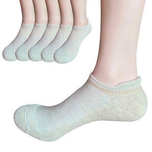 YMSOCKS 여성 발목보호 이중쿠션 스포츠양말 5족