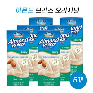 블루다이아몬드 아몬드 브리즈 오리지널, 190ml, 6개