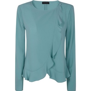 엠포리오아르마니 러플 트리밍 재킷