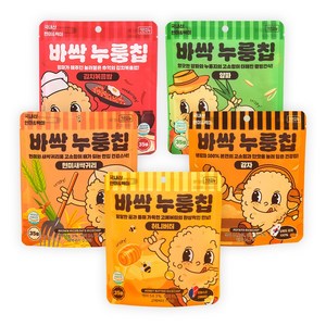 크런치누 바싹 누룽칩 믹스, 35g, 5개