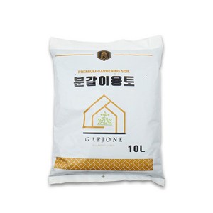 갑조네 프리미엄 분갈이용토 10L 20L 분갈이 흙 배양토, 프리미엄 분갈이용토(10L), 1개