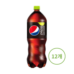 펩시 제로 슈거 라임향, 1.5L, 12개