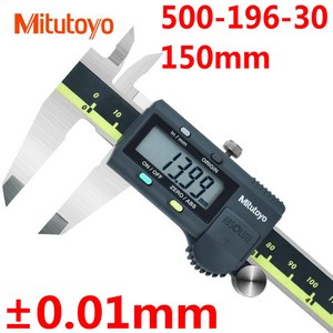 Mitutoyo 미쓰도요 디지털 캘리퍼스 500-196-30 150MM 6인치 500-197-30 200MM 8인치 500-193-30 300MM + 케이스박스, 2개