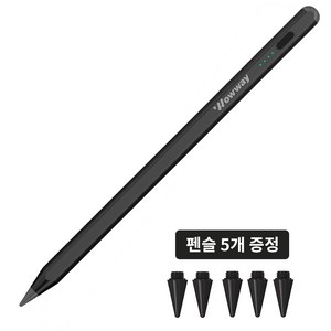 WOWWAY 아이패드 펜슬 터치펜 애플 iPad 호환용 블루투스형 usb-c 초미세 터치플렉스펜 스마트펜