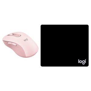 로지텍 시그니처 무선마우스 + 마우스 패드 일반형