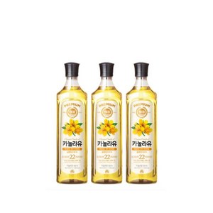 해표 카놀라유, 900ml, 3개