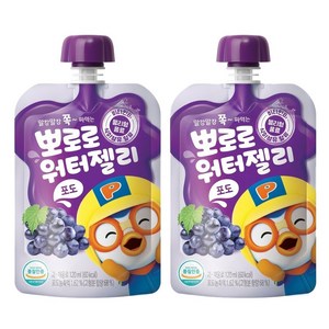 팔도 뽀로로 워터젤리 포도, 120ml, 10개