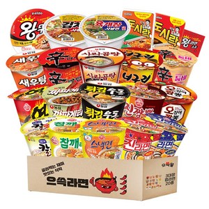 3대장 컵라면 세트 농심 오뚜기 팔도 신라면 새우탕 튀김우동 짜파게티 너구리 사리곰탕 오징어짬뽕 툼바 진라면 스낵면 열라면 참깨라면 진짬뽕 도시락 왕뚜껑 사발면 육개장