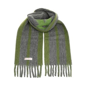 마르니 스트라이프 프린지 스카프