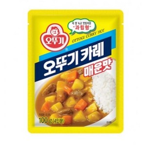 오뚜기 카레 과립형 매운맛, 100g, 2개