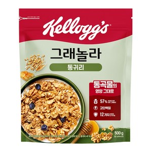 켈로그 통귀리 그래놀라, 500g, 6개