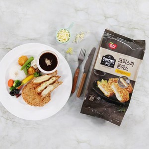 동원 퀴진 크리스피 돈까스 모짜렐라 치즈 (냉동), 450g, 2개