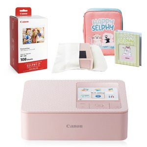 캐논 포토프린터 셀피 CP1500 + 인화지 108매(잉크포함) + 가젠파우치(포켓형) + 봄패키지